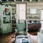 Log Home living room